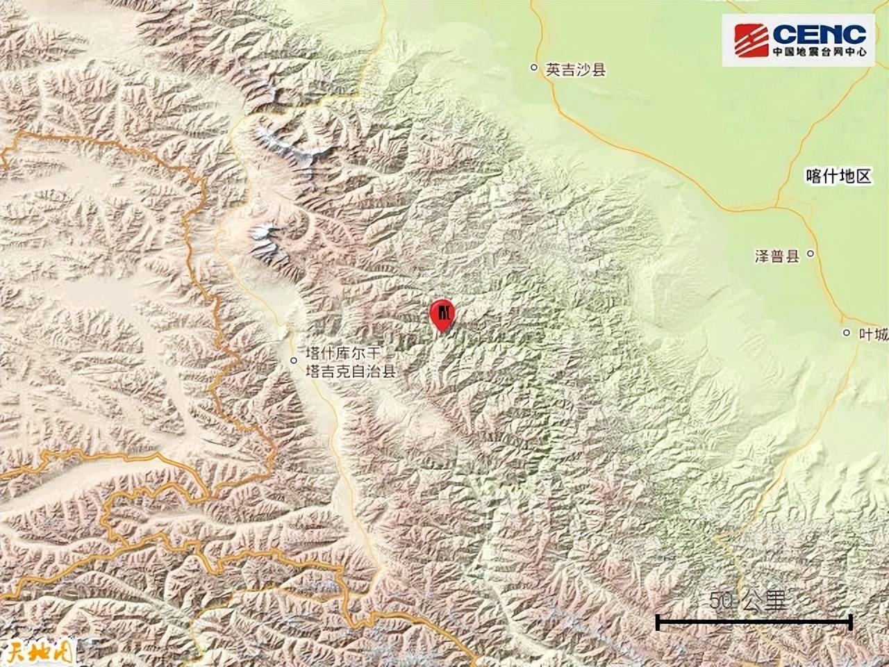 新疆喀什地区塔什库尔干县发生地震，震源深度十千米，影响与应对