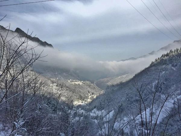 图片新闻｜城口迎来降雪，银装素裹美不胜收