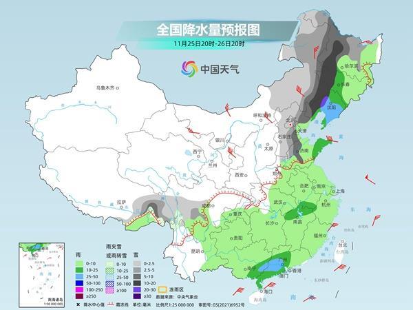 今冬首场寒潮携大范围雨雪登场，冬季前沿迅速推进至长江中游地区