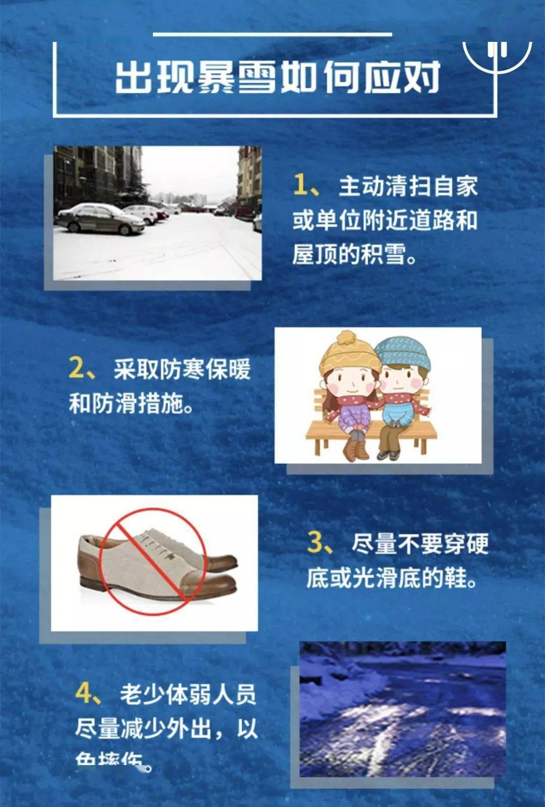 暴雪蓝色预警，寒潮来袭，如何应对？